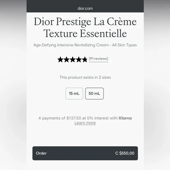 Dior Prestige La Crème face cream - Picture 3 of 6